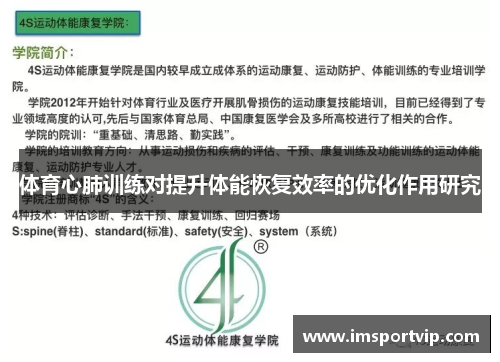 体育心肺训练对提升体能恢复效率的优化作用研究
